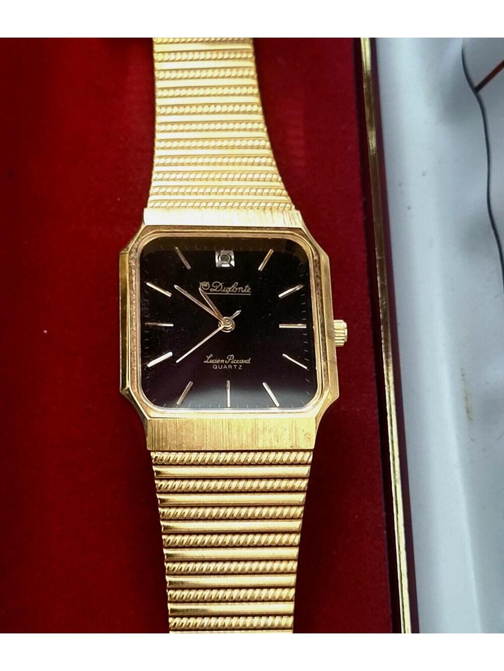 Very Rare Dufonte Black Diamond Dial Mens Watch New In Box